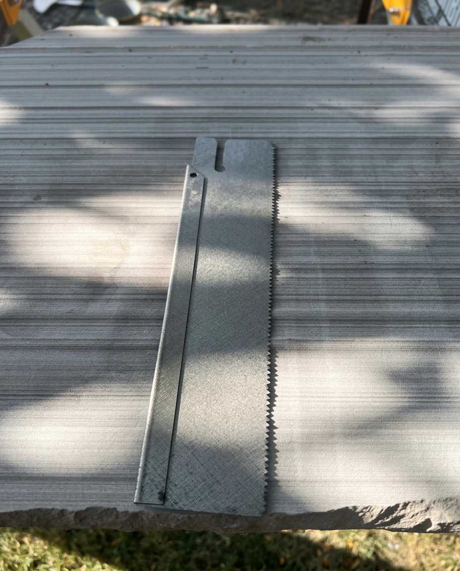 Hand Saw Blade — Fully Restored Finish