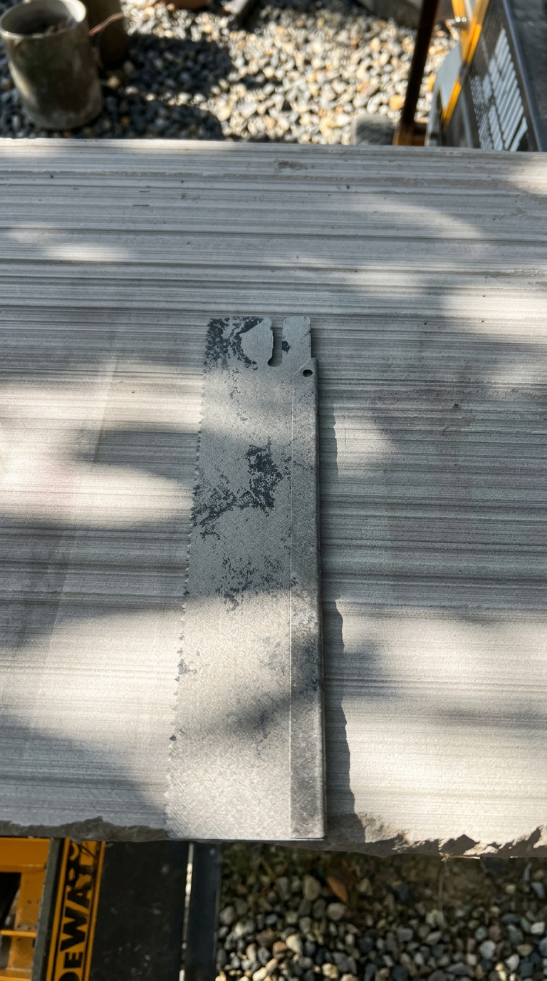 Reciprocating Blade — Partial Clean Progress